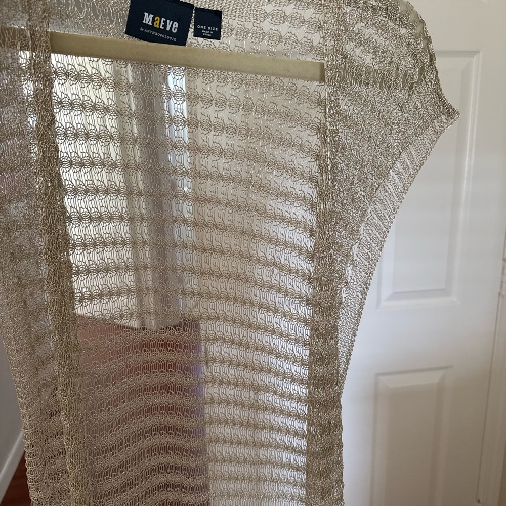 Anthropology Maeve Sheer Knit Duster